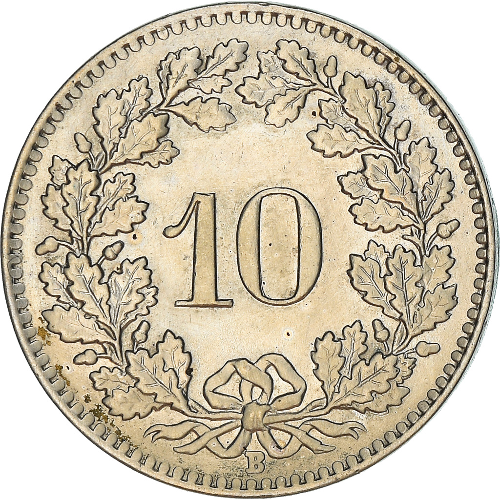 Moneda, Suiza, 10 Rappen, 1964, Bern, EBC, Cobre - níquel, KM:27