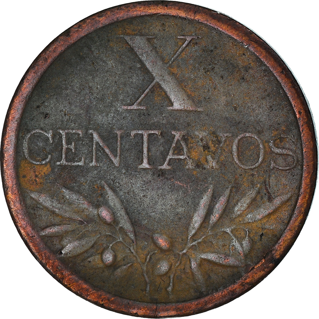 Moneda, Portugal, 10 Centavos, 1960, BC+, Bronce, KM:583