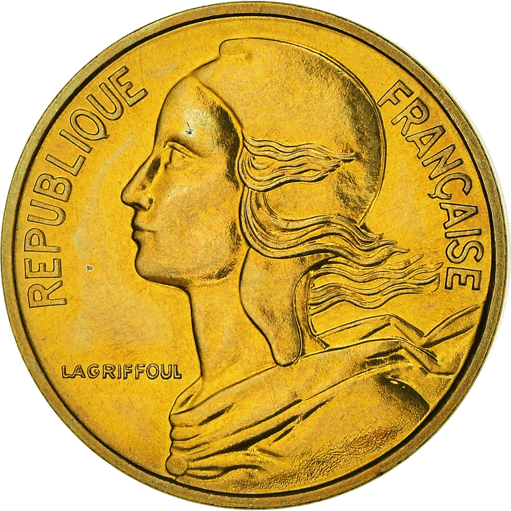 Moneda, Francia, Marianne, 5 Centimes, 1987, Paris, FDC, FDC, Aluminio - bronce