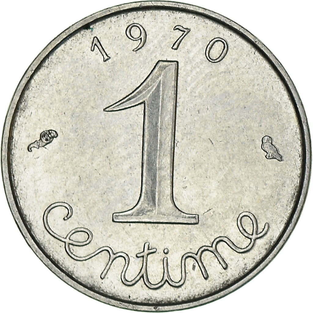 Coin, France, Épi, Centime, 1970, Paris, , Stainless Steel, KM:928