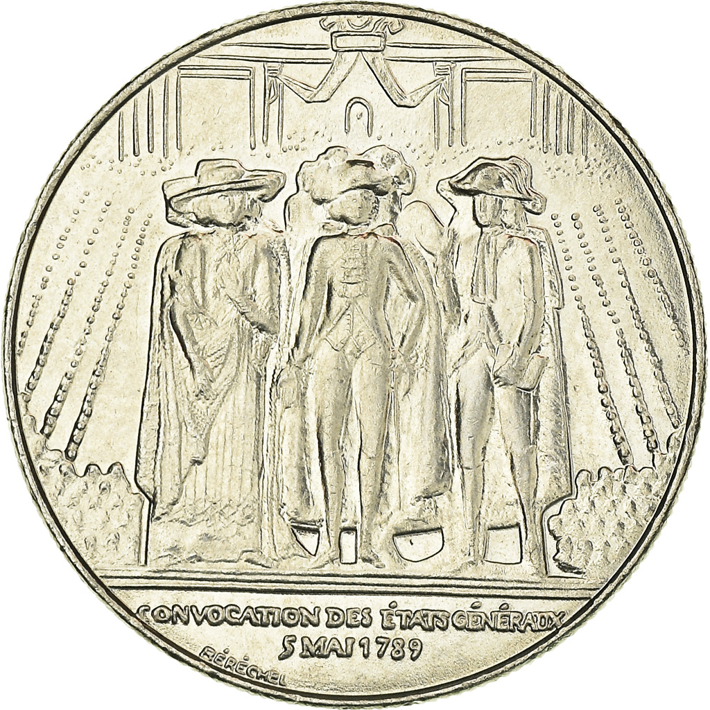 Coin, France, États généraux, Franc, 1989, , Nickel, KM:967