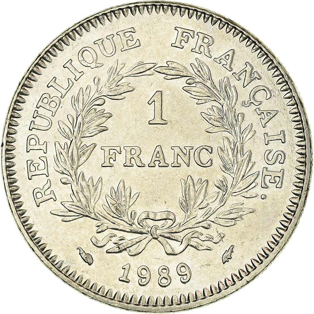 Coin, France, États généraux, Franc, 1989, , Nickel, KM:967