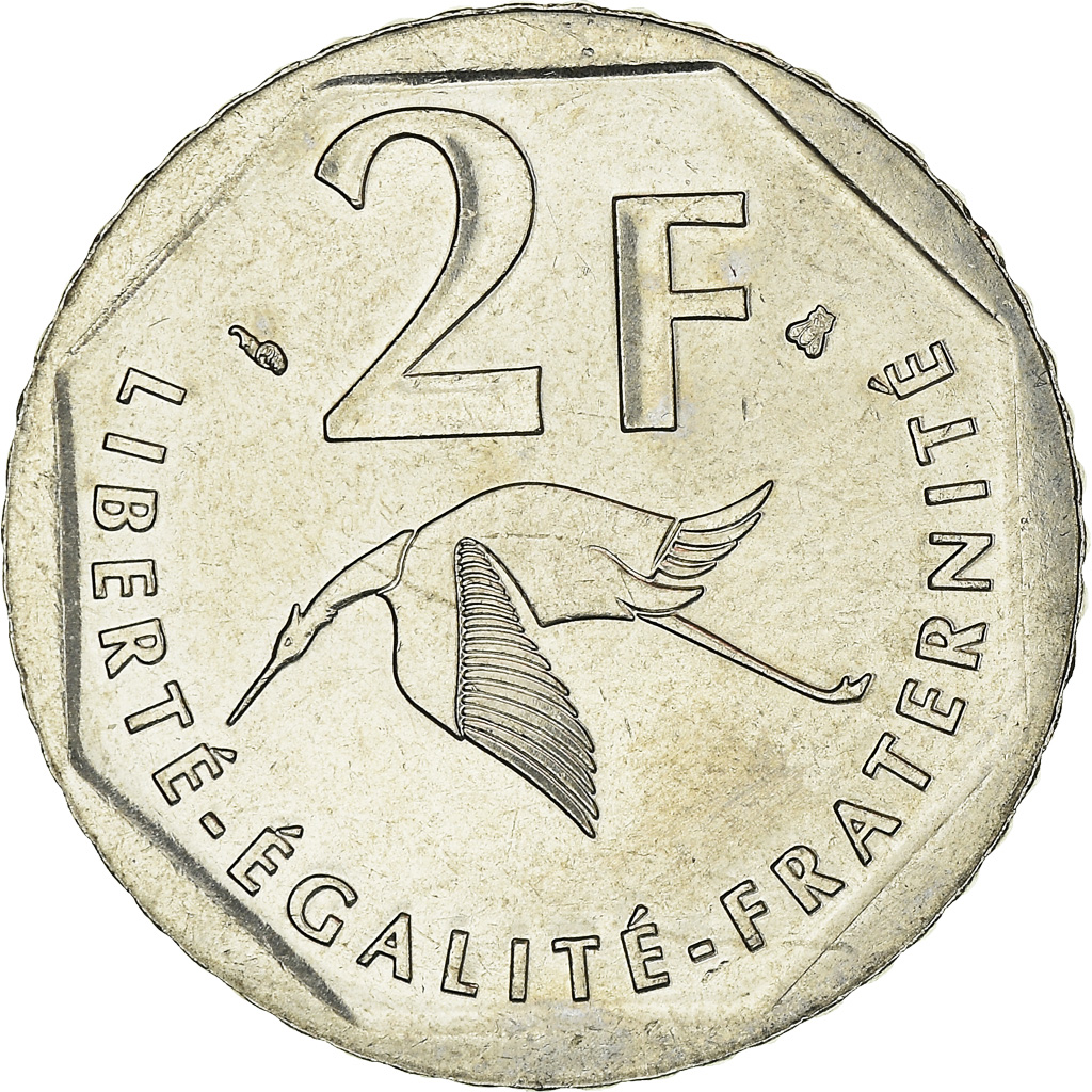 Coin, France, Guynemer, 2 Francs, 1997, , Nickel, KM:1187