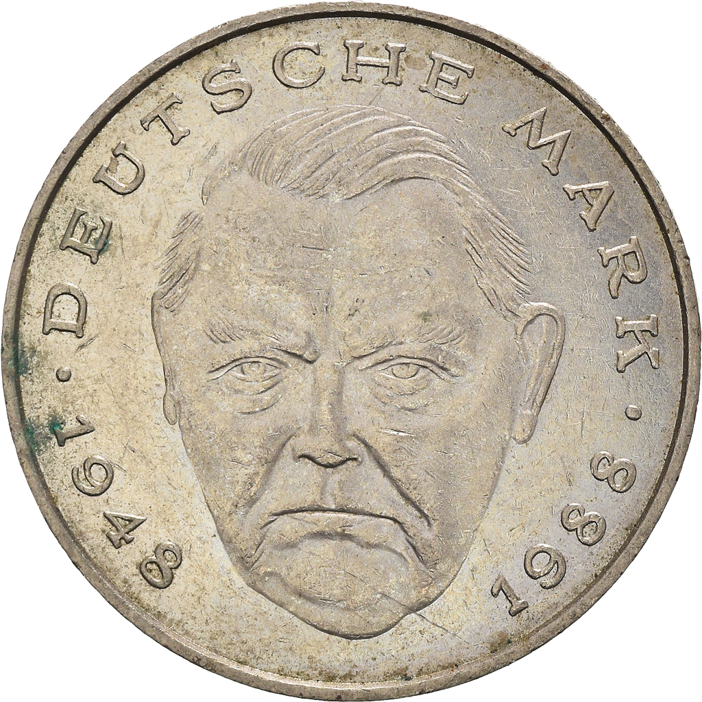 Coin, GERMANY - FEDERAL REPUBLIC, 2 Mark, 1992, Hambourg, 