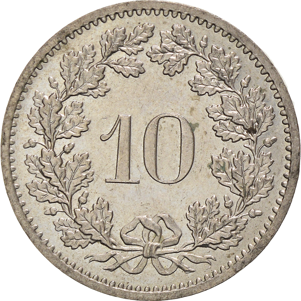Coin, Switzerland, 10 Rappen, 1983, Bern, , Copper-nickel, KM:27