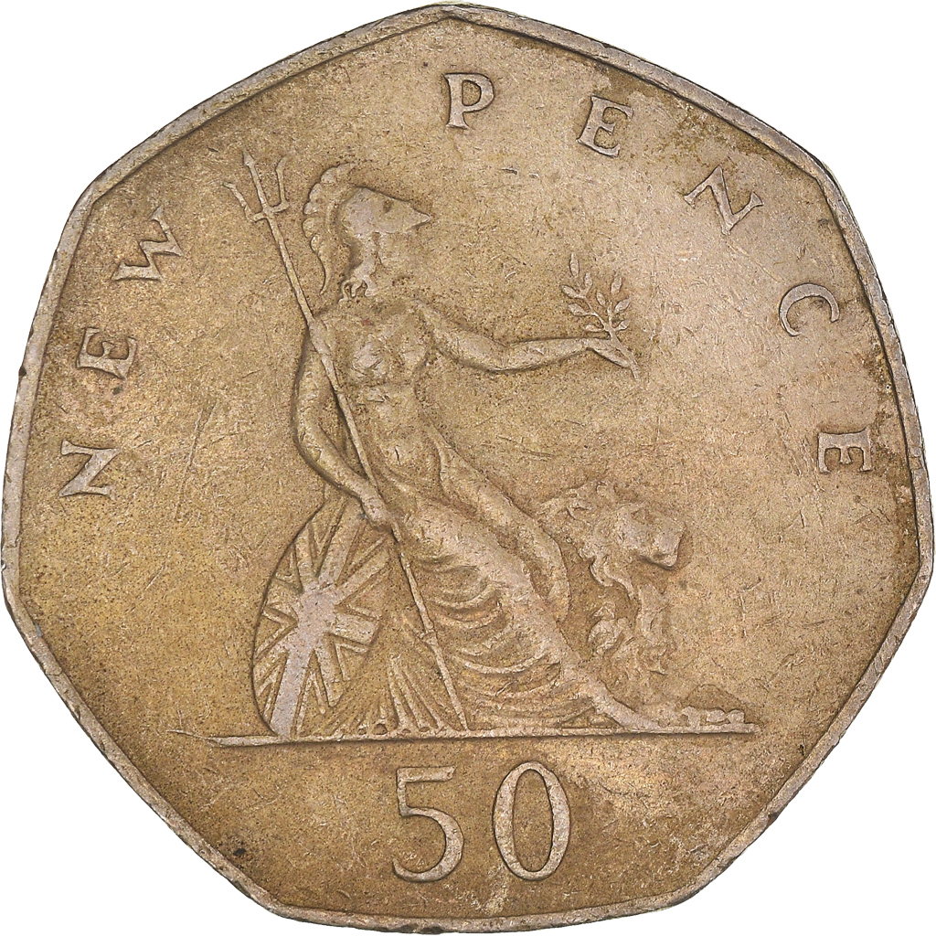Coin, Great Britain, Elizabeth II, 50 New Pence, 1981, , Copper-nickel
