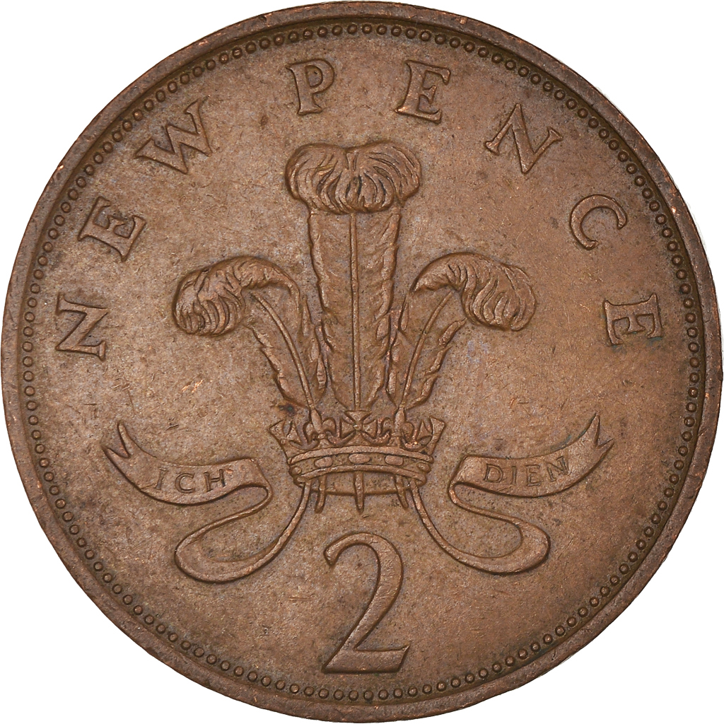 パーキンスの歴史　The History of Perkins　UKイギリス希少 Coin, Great Britain, Elizabeth II, 2 New Pence, 1980