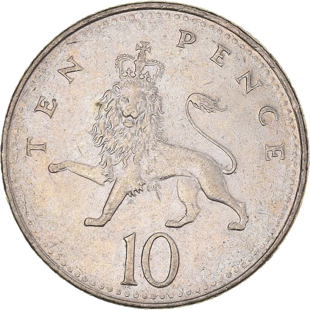 Coin, Great Britain, Elizabeth II, 10 Pence, 1996, , Copper-nickel