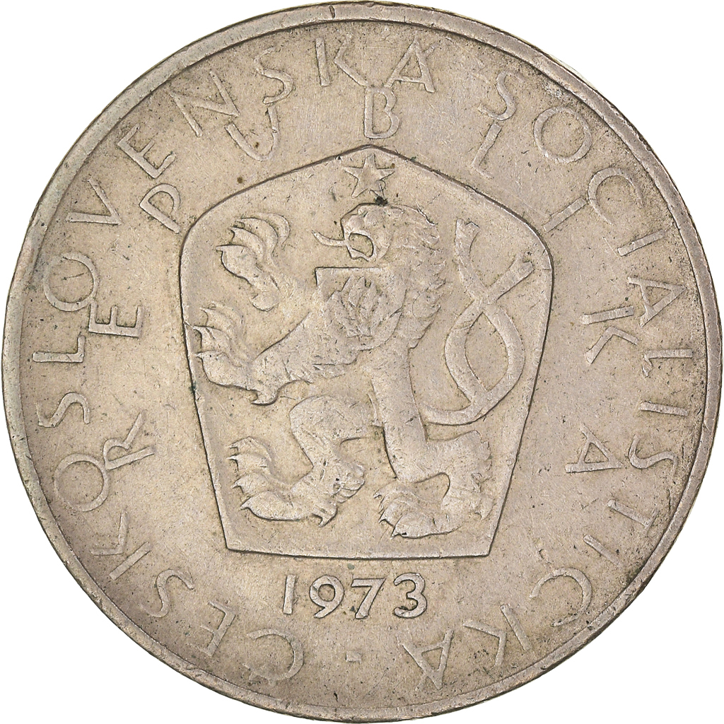 Coin, Czechoslovakia, 5 Korun, 1973, , Copper-nickel, KM:60