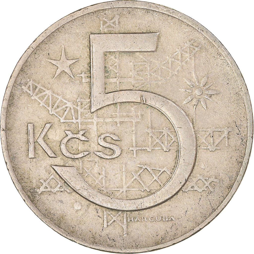 Coin, Czechoslovakia, 5 Korun, 1973, , Copper-nickel, KM:60