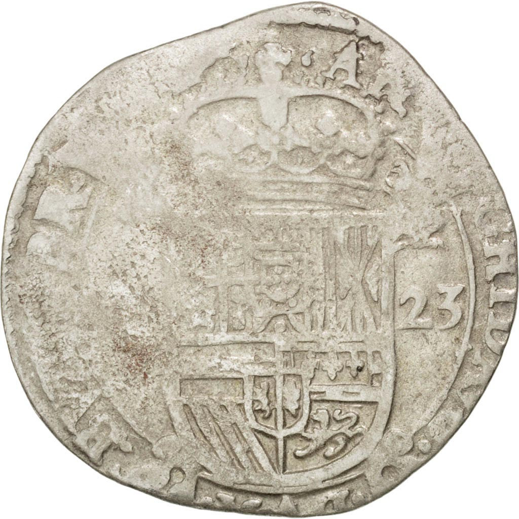 Coin, Spanish Netherlands, BRABANT, Escalin, 1622, Brabant, , Silver