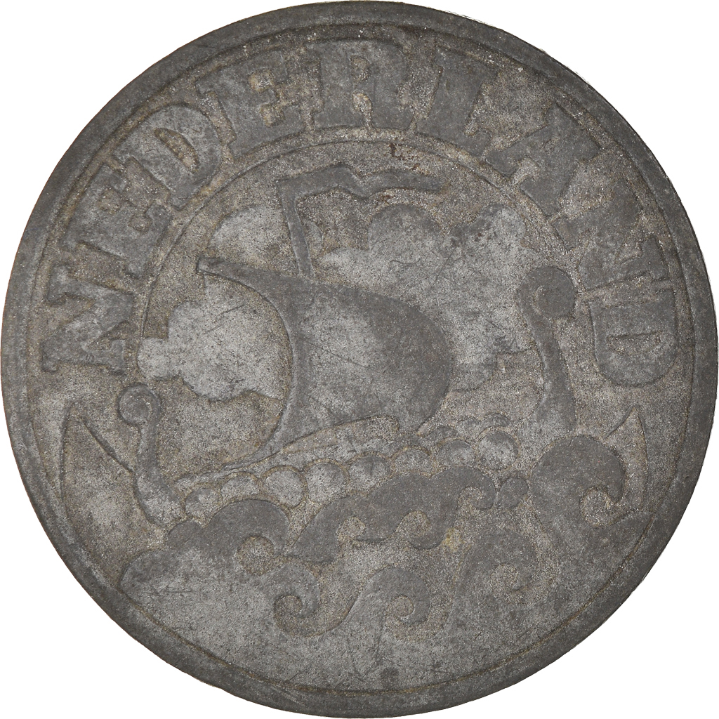 Coin, Netherlands, Wilhelmina I, 25 Cents, 1941, , Zinc, KM:174