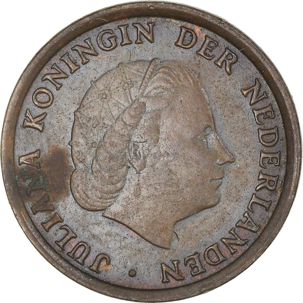 Coin, Netherlands, Juliana, Cent, 1967, , Bronze, KM:180