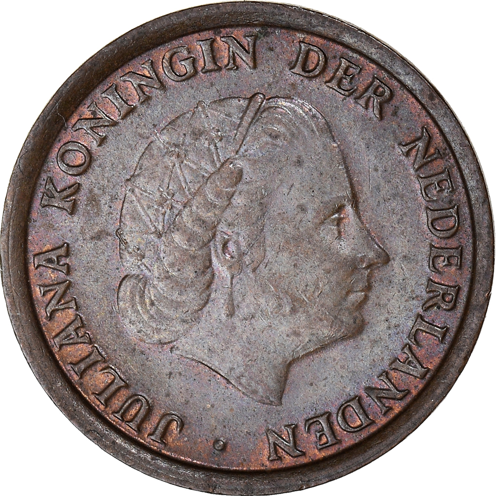 Coin, Netherlands, Juliana, Cent, 1966, , Bronze, KM:180