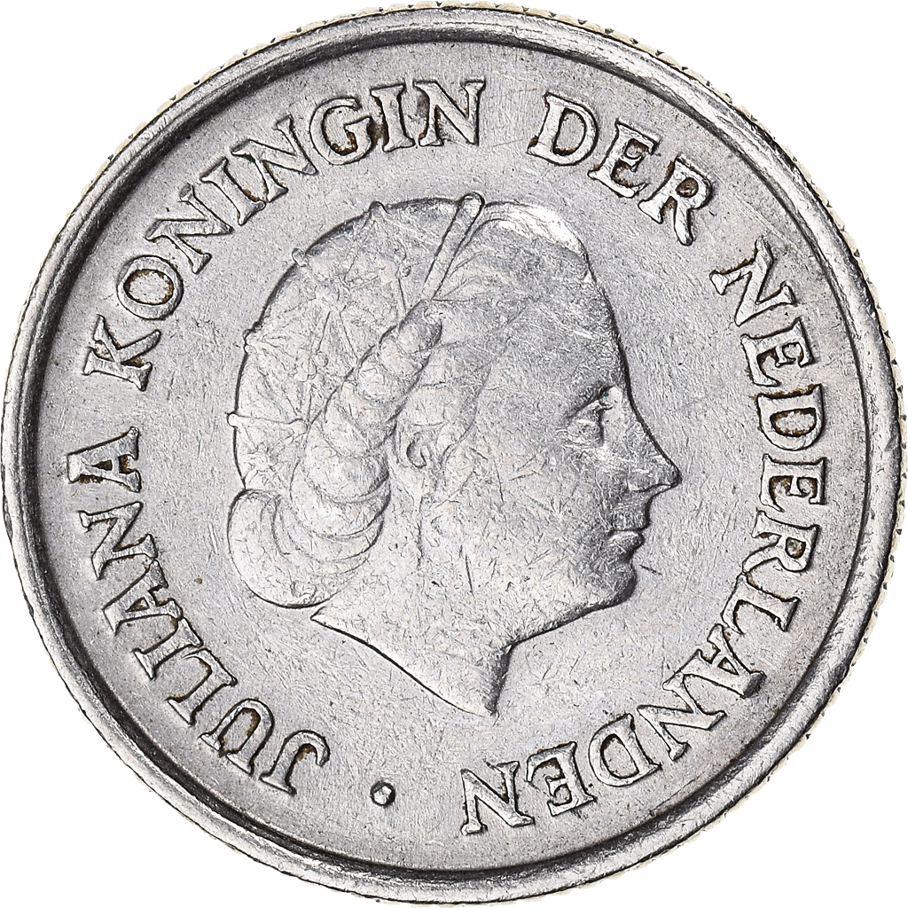 Coin, Netherlands, Juliana, 25 Cents, 1950, , Nickel, KM:183