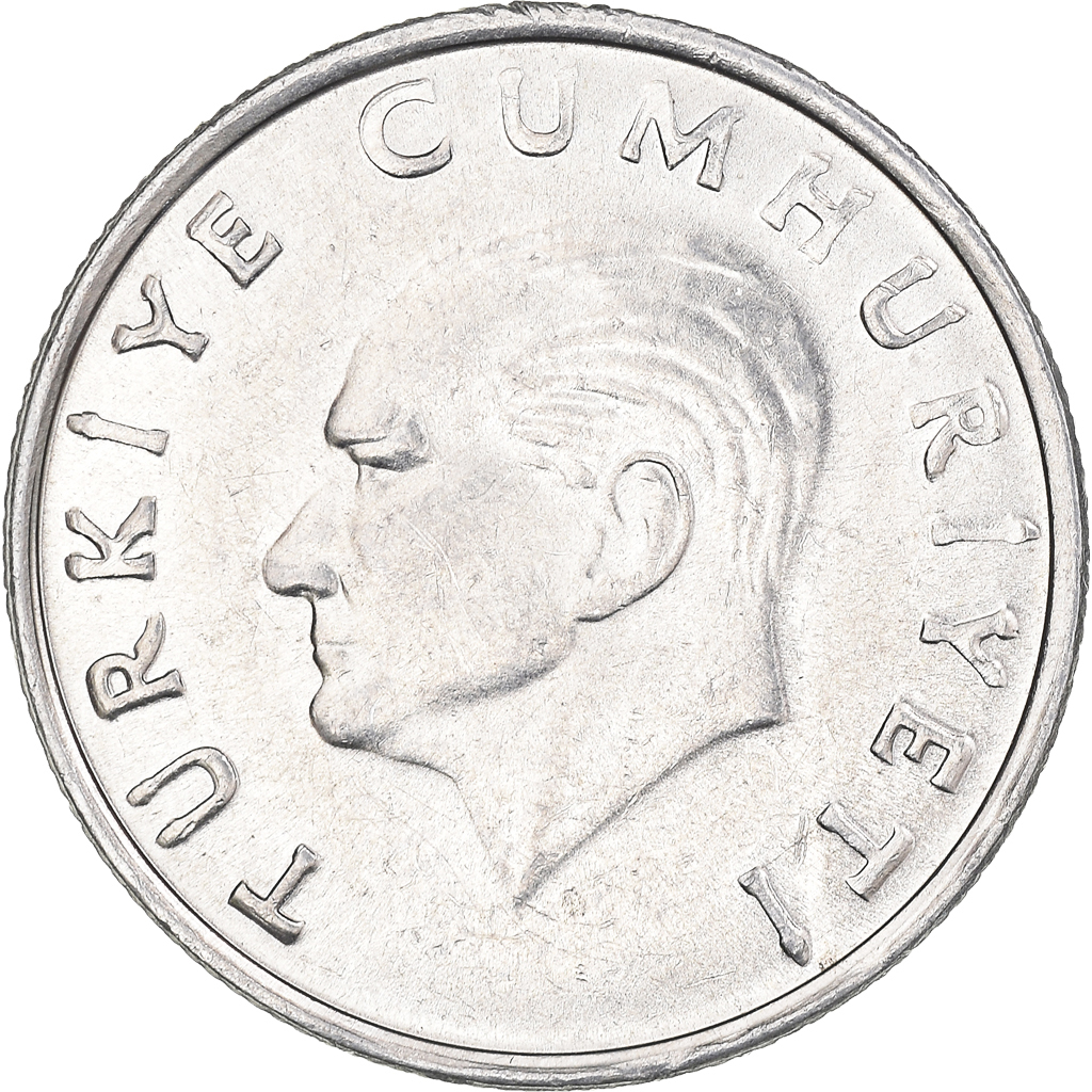 Coin, Turkey, 10 Lira, 1987, , Aluminum, KM:964