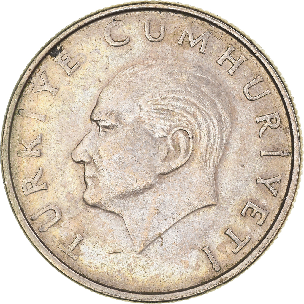 Coin, Turkey, 50 Lira, 1986, , Copper-Nickel-Zinc, KM:966