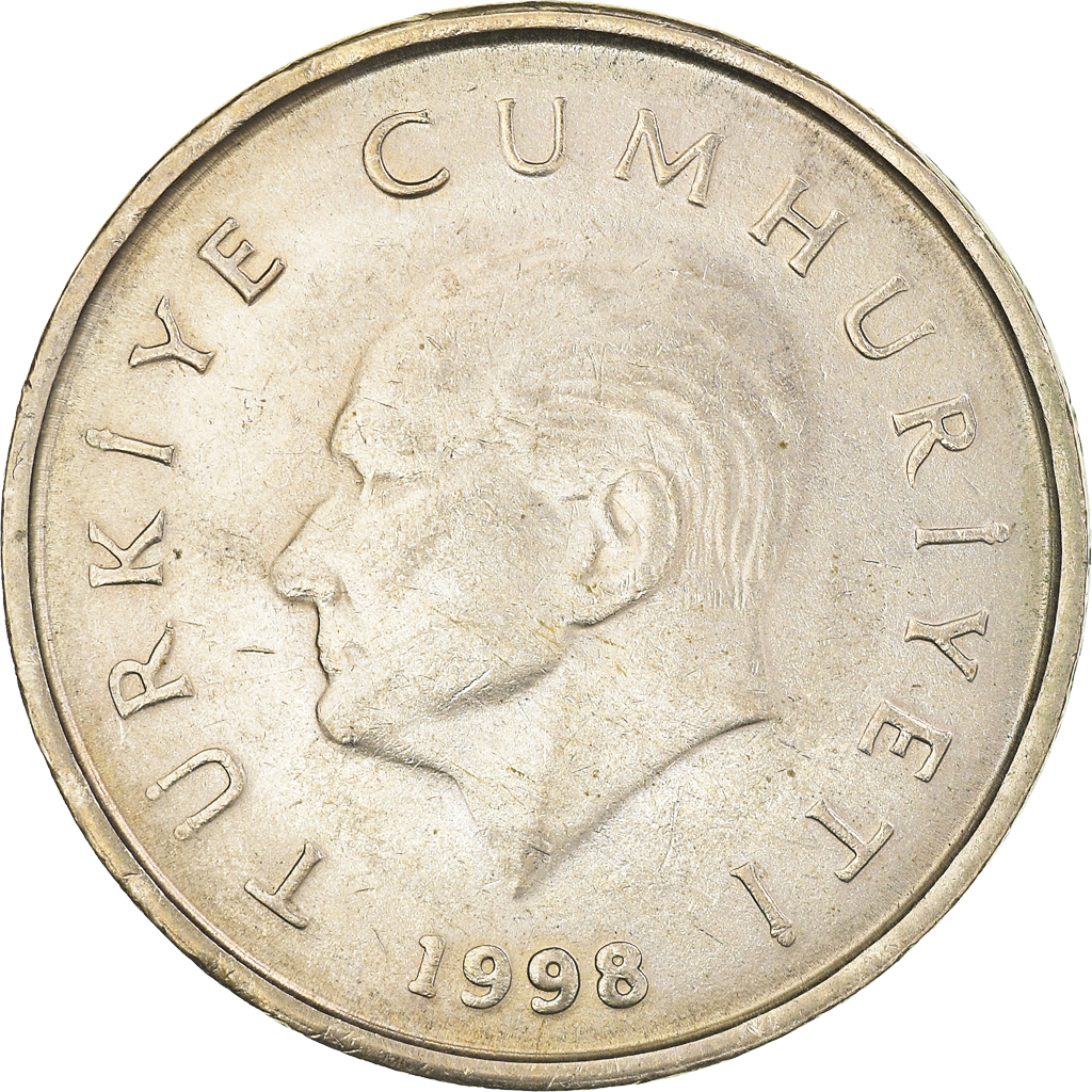 Coin, Turkey, 50000 Lira, 50 Bin Lira, 1998, , Copper-Nickel-Zinc