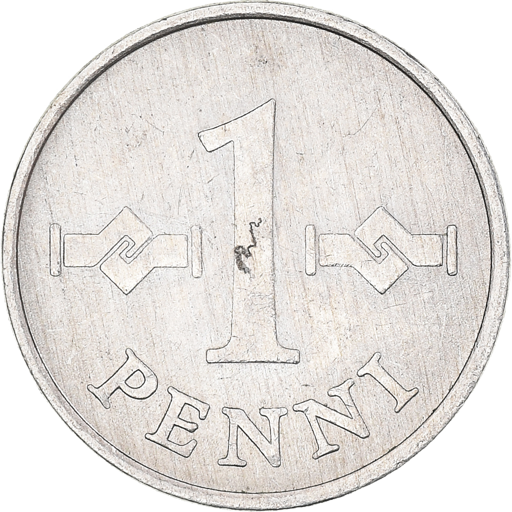 Coin, Finland, Penni, 1975, , Aluminum, KM:44a