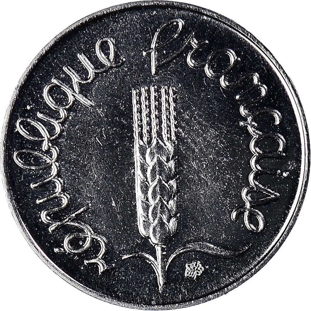 Coin, France, Épi, Centime, 1997, Paris, BU, , Stainless Steel, KM:928