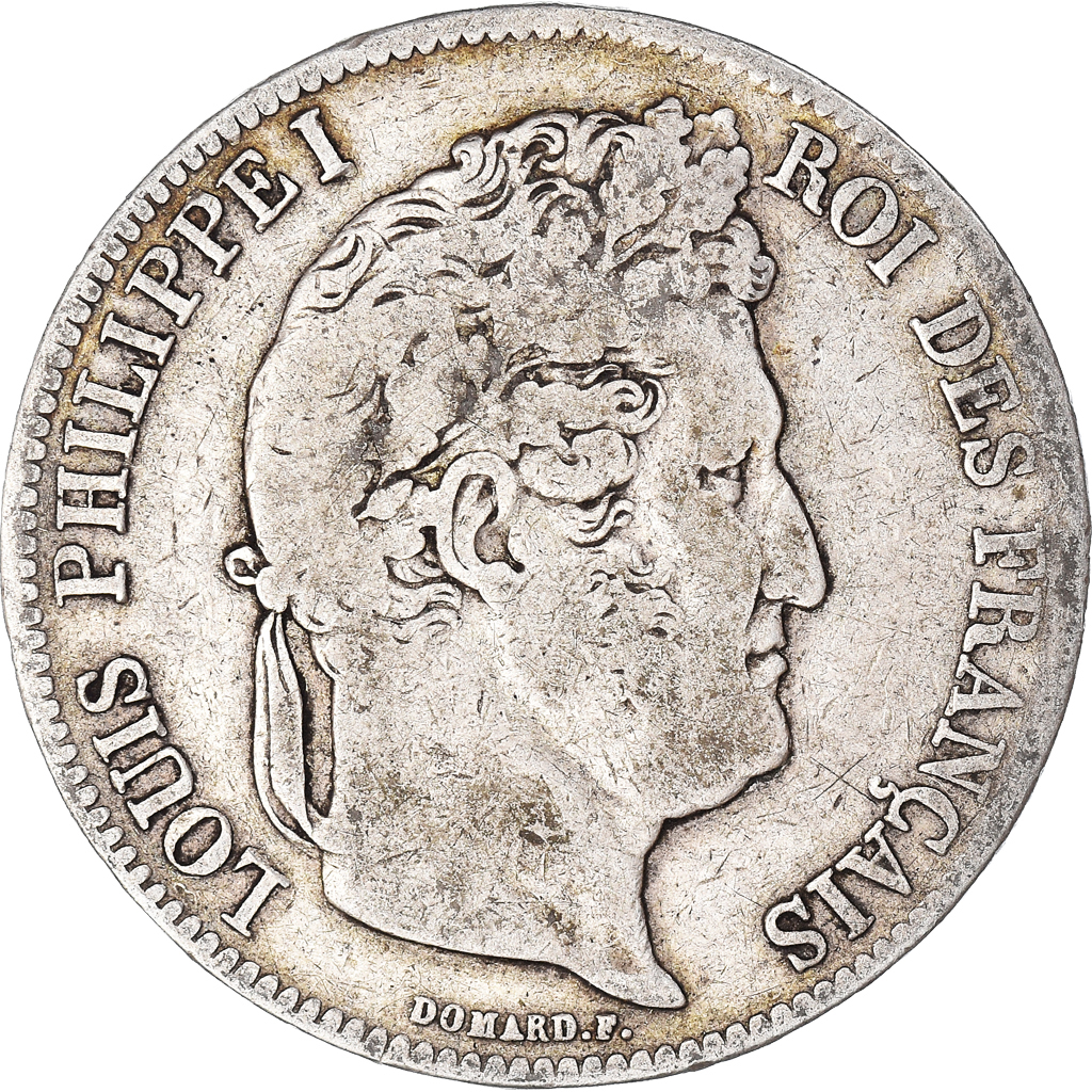 Coin, France, Louis-Philippe, 5 Francs, 1839, Lille, , Silver