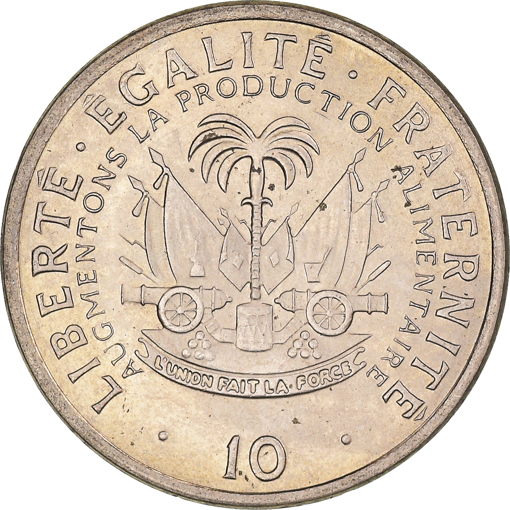 Coin, Haiti, 10 Centimes, 1975, , Copper-nickel, KM:120