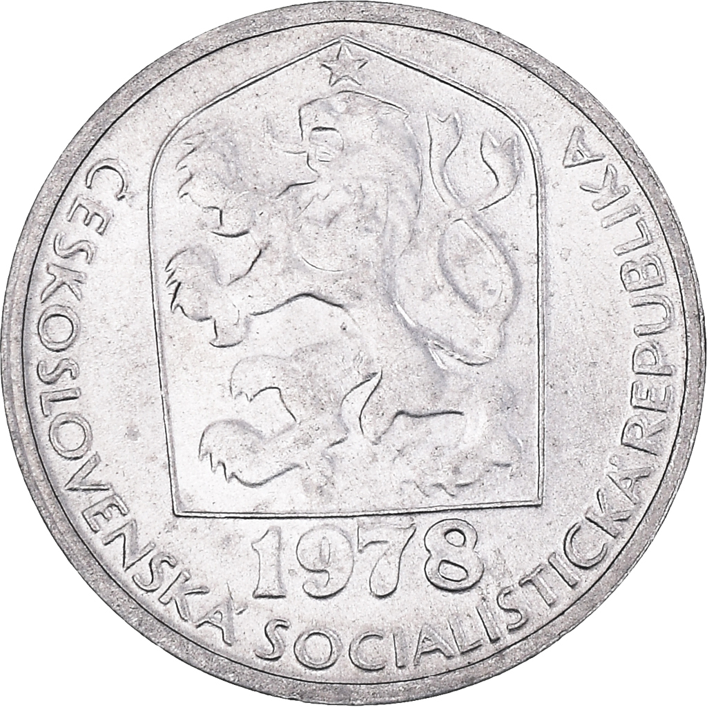 Coin, Czechoslovakia, 5 Haleru, 1978, , Aluminum, KM:86