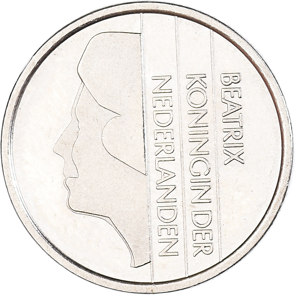 Coin, Netherlands, Beatrix, 25 Cents, 1998, , Nickel, KM:204