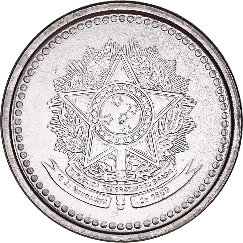 Moneda, Brasil, Centavo, 1986, SC+, Acero inoxidable, KM:600