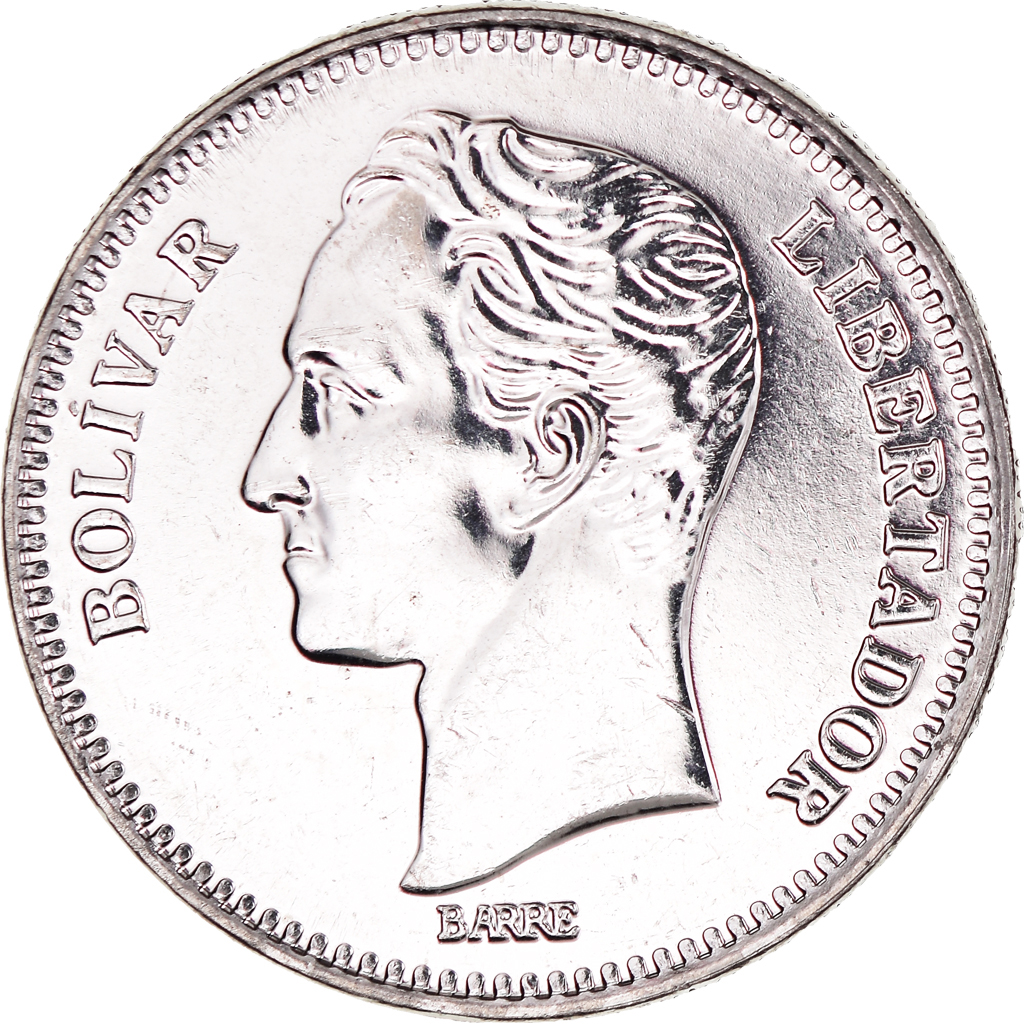 Coin, Venezuela, 2 Bolivares, 1990, , Nickel Clad Steel, KM:43a.1