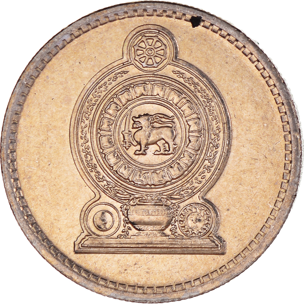 Coin, Sri Lanka, 50 Cents, 1991, , Copper-nickel, KM:135.2