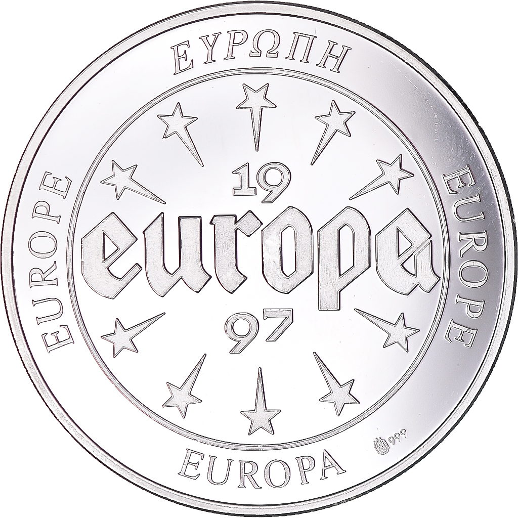 France, Medal, Europa, 1997, Austria, , Silver