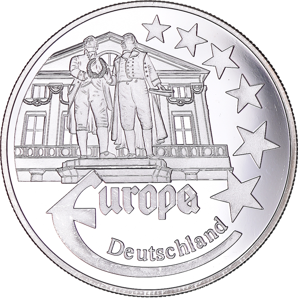 France, Medal, Europa, 1998, Germany, , Silver