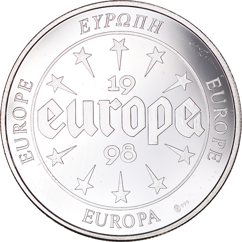 France, Medal, Europa, 1998, Portugal, , Silver