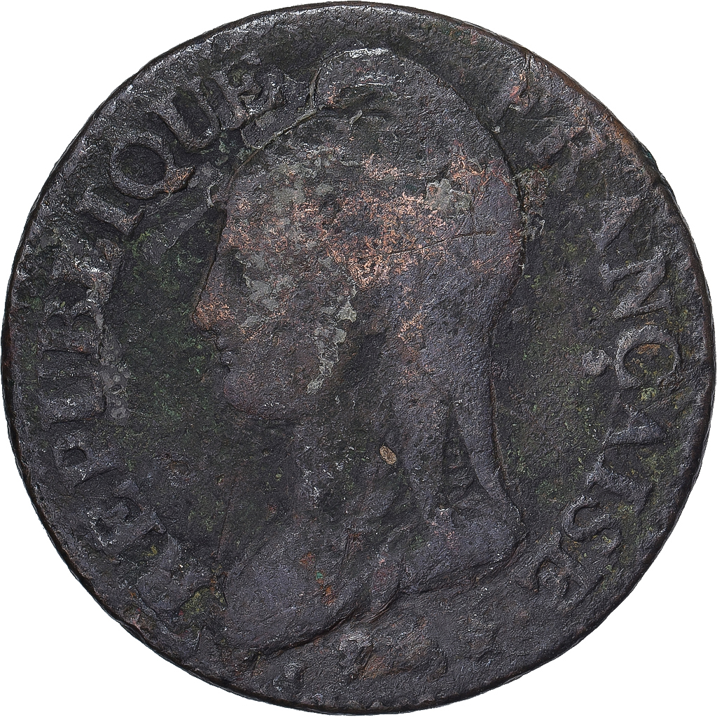 Coin, France, Dupré, 5 Centimes, AN 5, Lille, , Bronze, KM:640.11