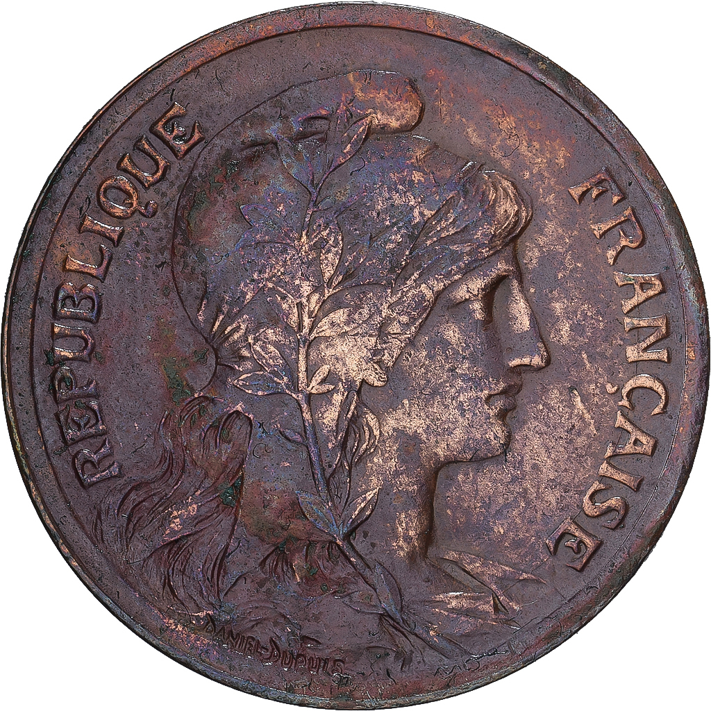 Coin, France, Dupuis, 10 Centimes, 1917, Paris, , Bronze, KM:843