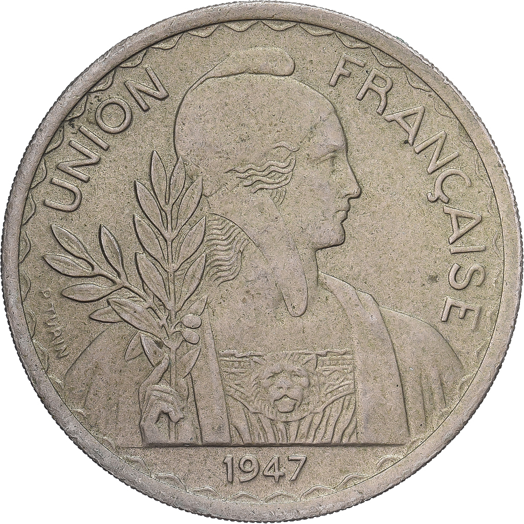 Coin, FRENCH INDO-CHINA, Piastre, 1947, Paris, , Copper-nickel, KM:32.2