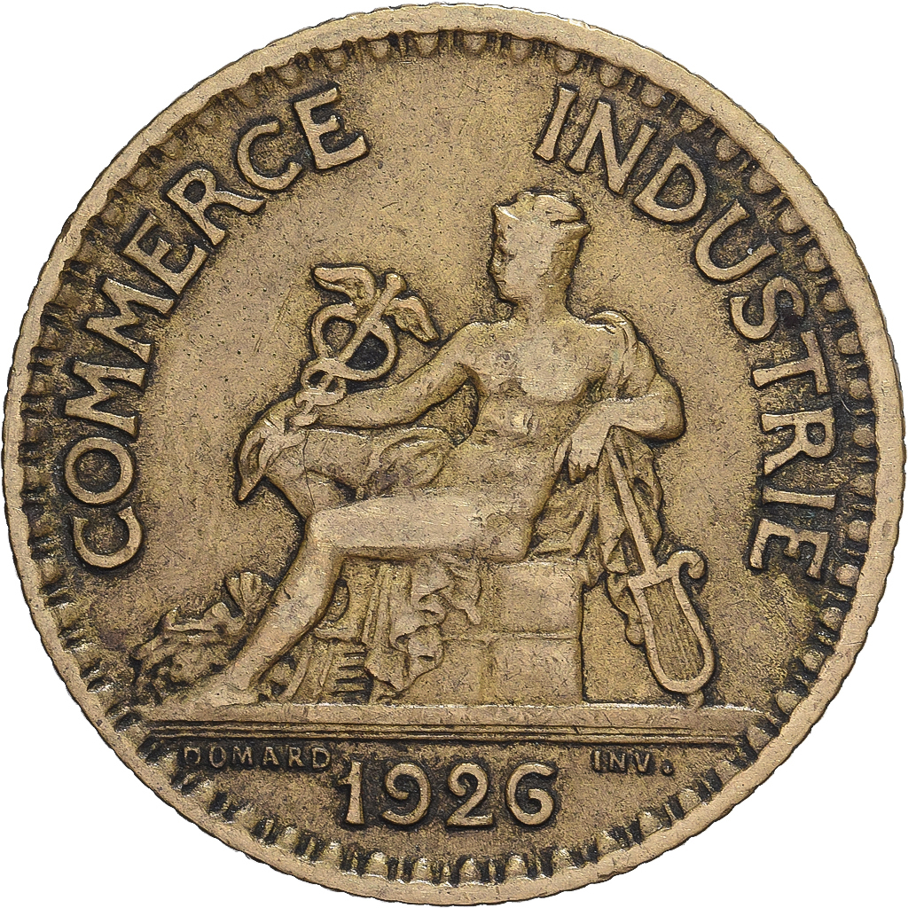 Coin, France, Chambre de commerce, Franc, 1926, Paris, 