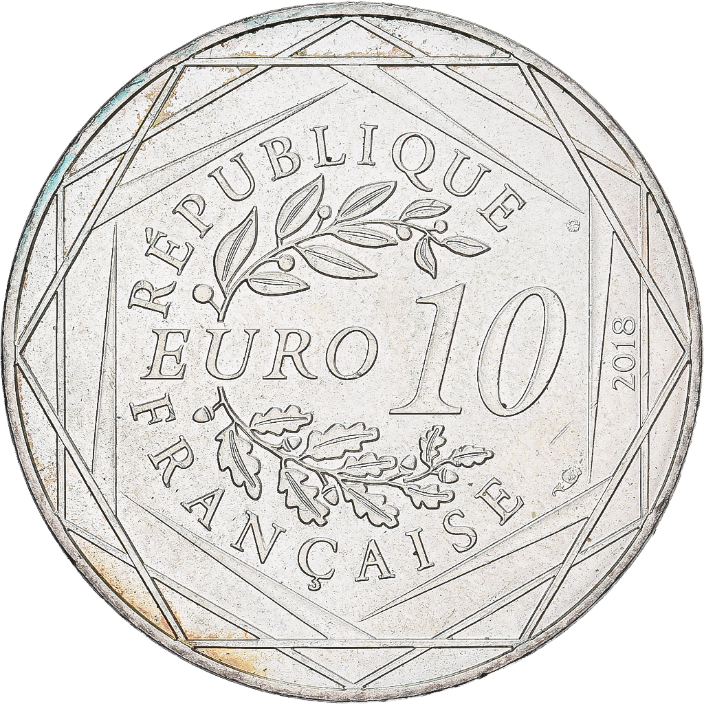 France, 10 Euro, Mickey balade de toute beauté, 2018, Paris, , Silver