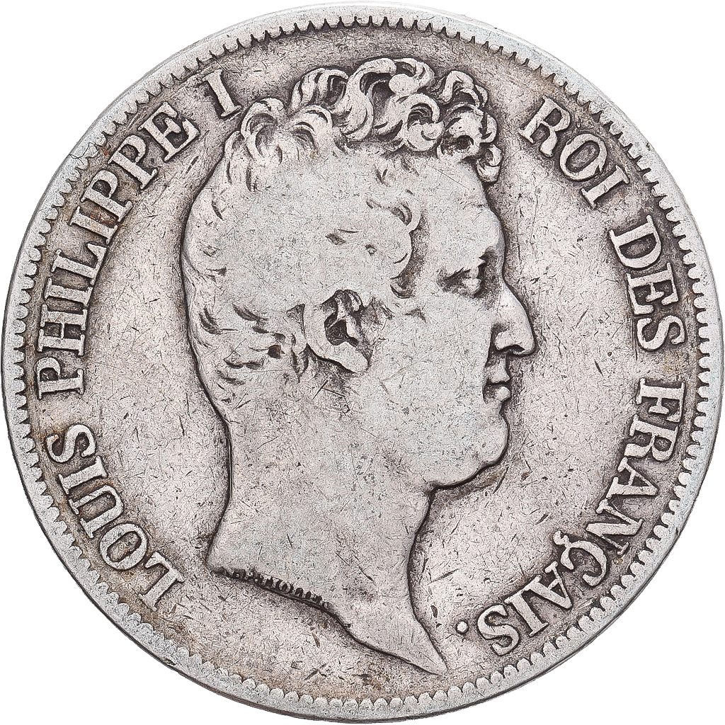 Coin, France, Louis-Philippe, 5 Francs, 1831, La Rochelle, F(12-15), Silver