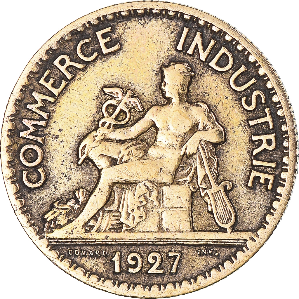 Coin, France, Chambre de commerce, 50 Centimes, 1927, Paris, 