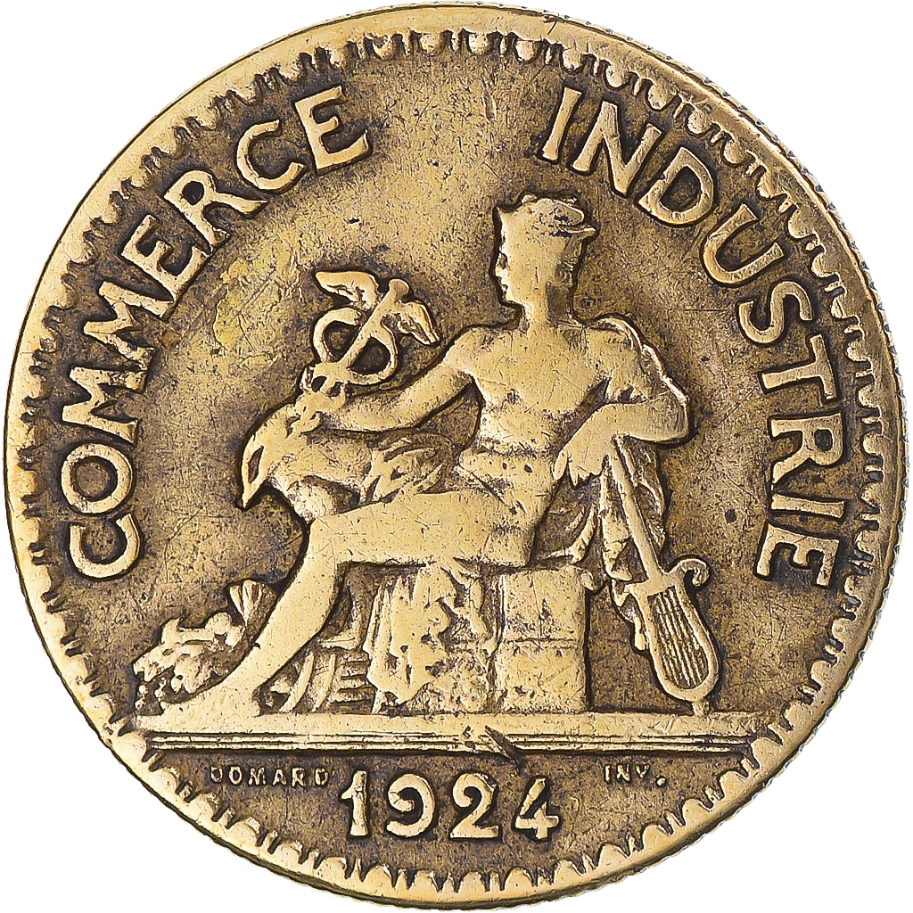 Coin, France, Chambre de commerce, 50 Centimes, 1924, Paris, 