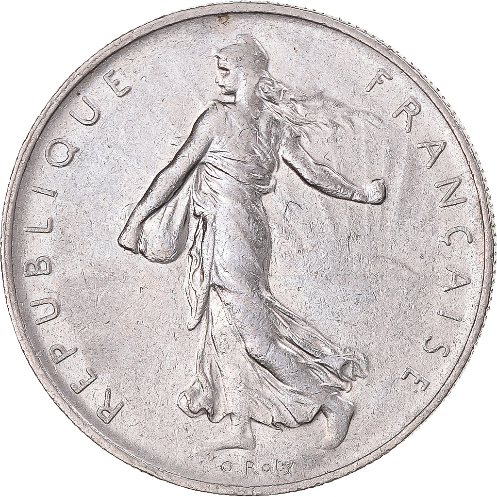 Coin, France, Semeuse, Franc, 1968, Paris, , Nickel, KM:925.1