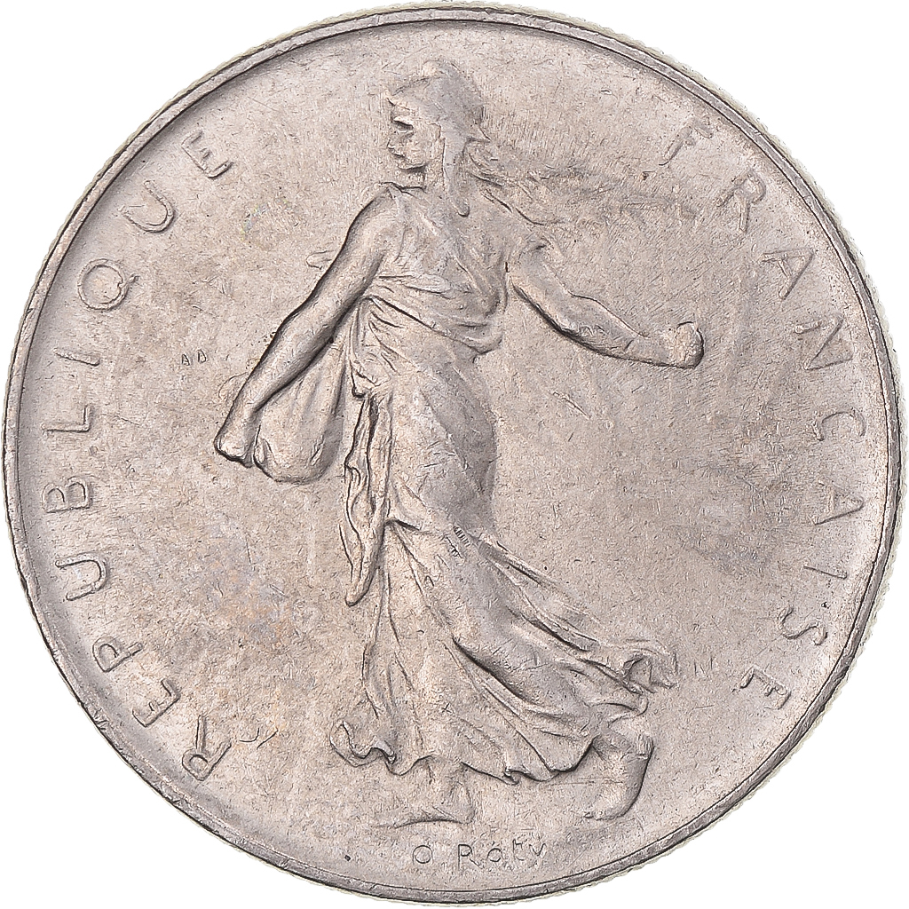 Coin, France, Semeuse, Franc, 1972, Paris, , Nickel, KM:925.1