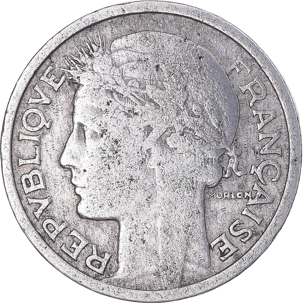 Coin, France, Morlon, Franc, 1945, , Aluminum, KM:885a.1, Gadoury:473a