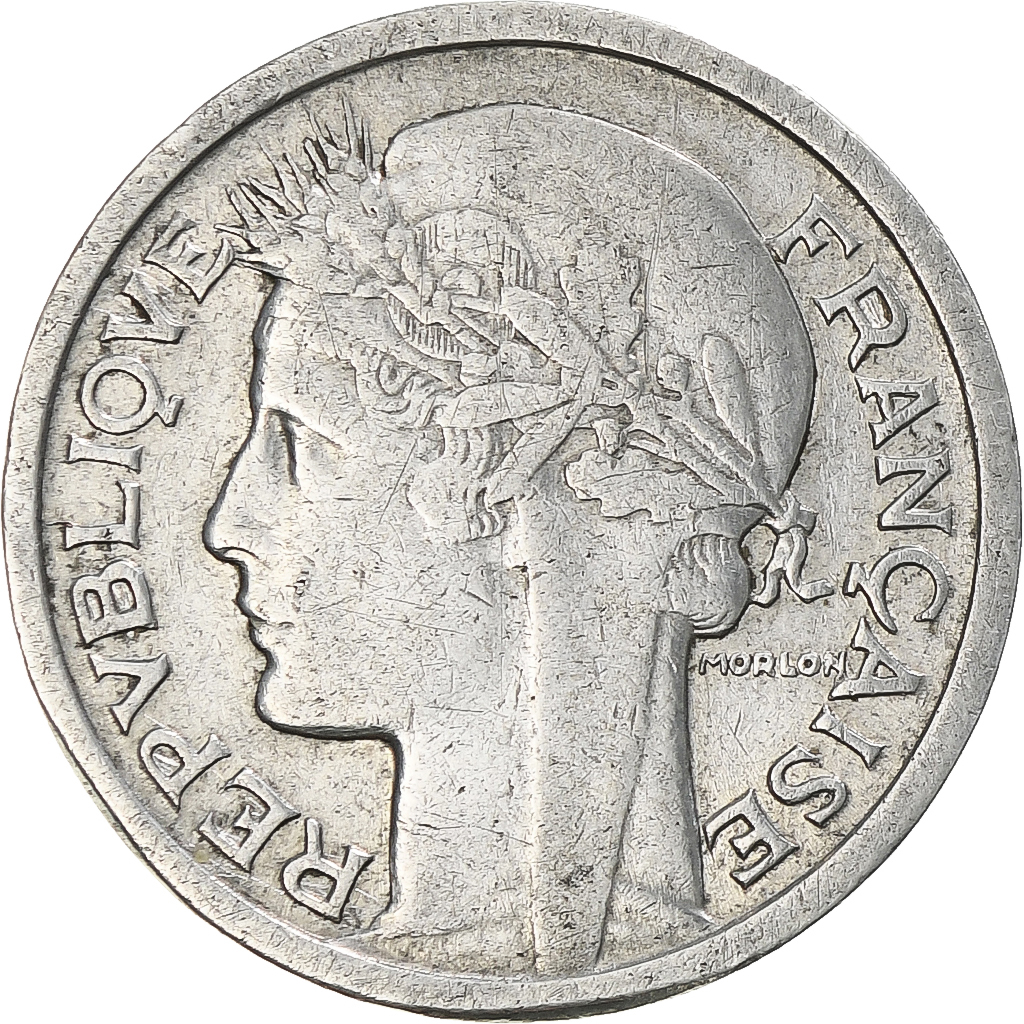 Coin, France, Morlon, Franc, 1949, Beaumont - Le Roger, , Aluminum