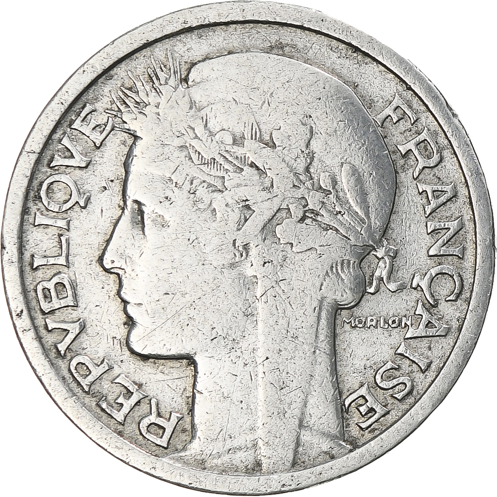 Monnaie, France, Morlon, Franc, 1949, Paris, TB, Aluminium, Gadoury:473b
