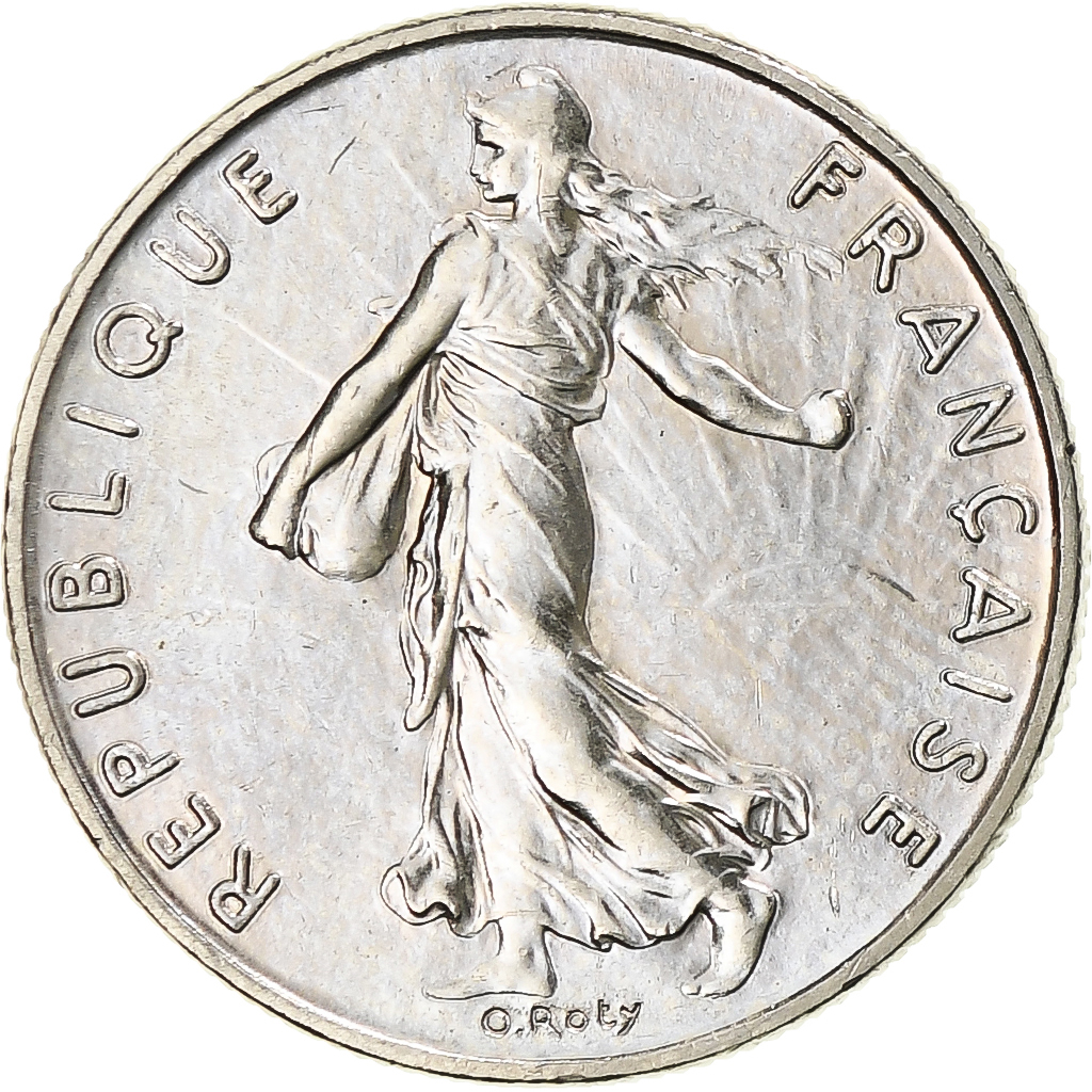 Coin, France, Semeuse, 1/2 Franc, 1983, Paris, FDC, , Nickel, KM:931.1