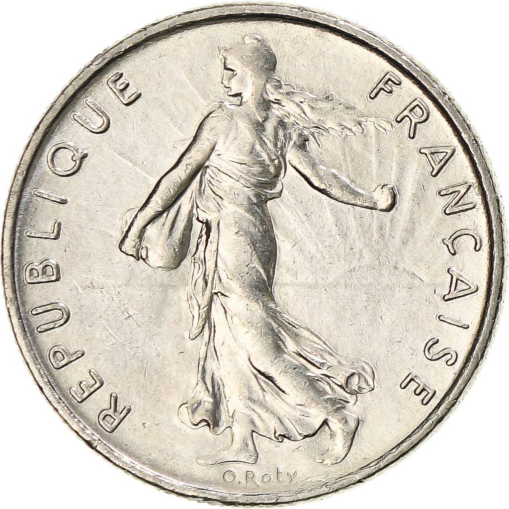 Coin, France, Semeuse, 1/2 Franc, 1971, Paris, , Nickel, KM:931.1