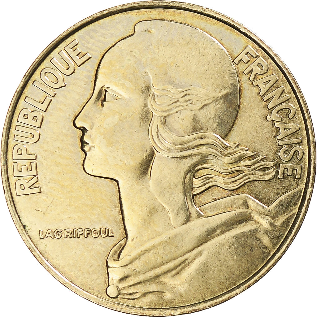 Coin, France, Marianne, 20 Centimes, 1989, Paris, , Aluminum-Bronze